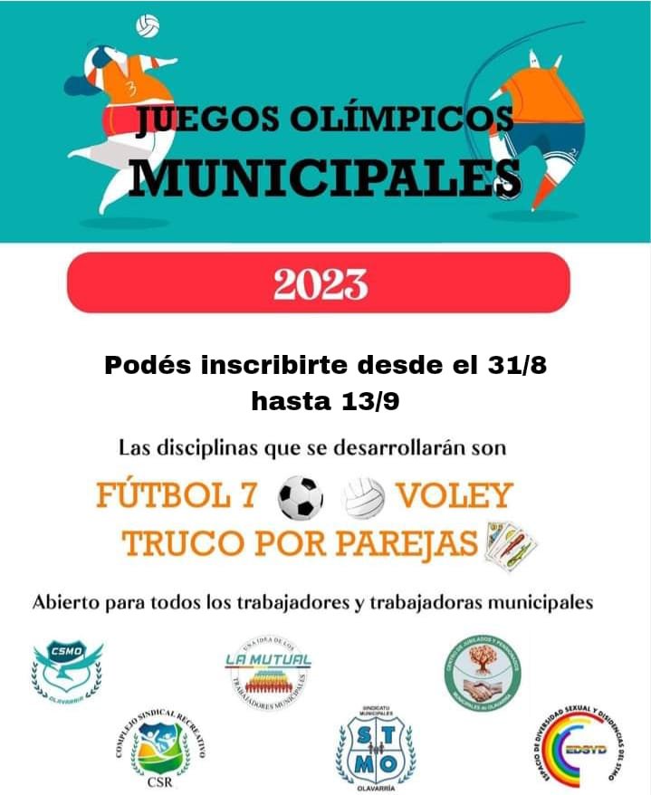 Ya Llegan Los Juegos Ol Mpicos Municipales S T M O Olavarr A